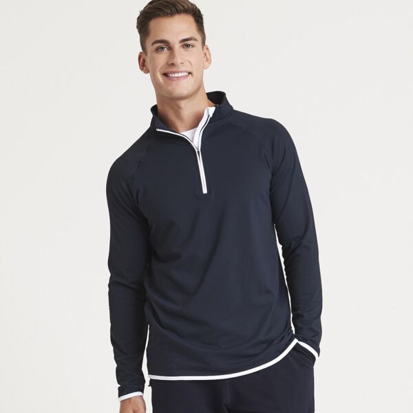 Affiliate -  Cool ½ zip sweatshirt with initials Thumbnail