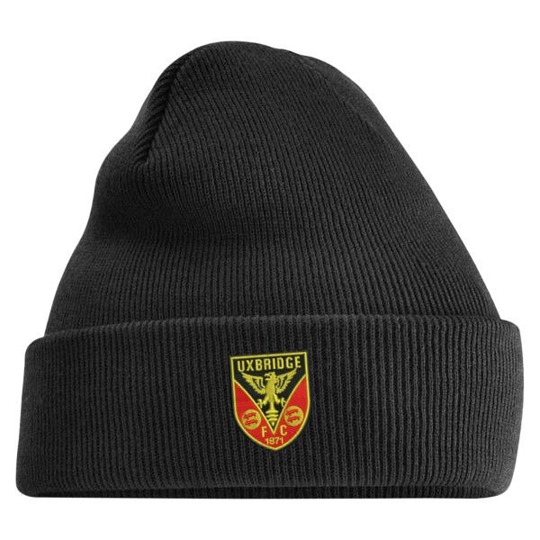 Uxbridge FC - Official Embroidered Beanie Hat Thumbnail
