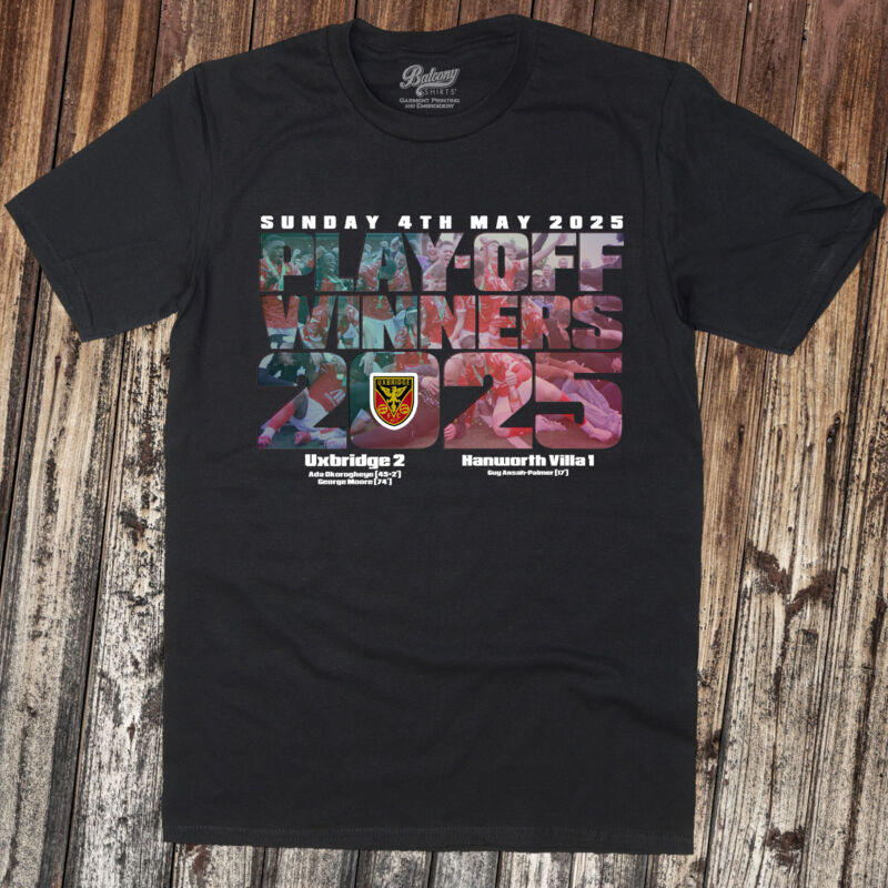 Uxbridge FC - Play Off Final Winners 2025 T-shirt Thumbnail