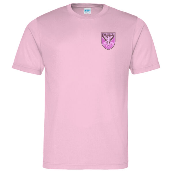 Uxbridge FC - Official Pink Printed Sports T-Shirt Thumbnail